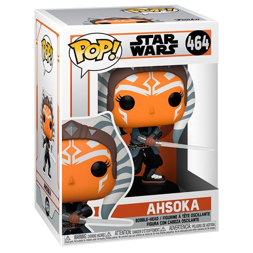 Figurine Funko Pop Star Wars Mandalorian Ahsoka avec sabre