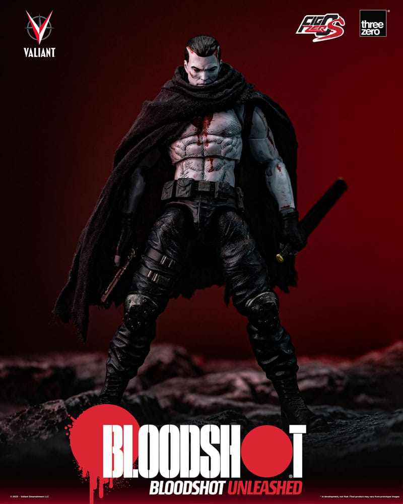 Valiant Comics figurine FigZero S 1/12 Bloodshot Unleashed 15 cm