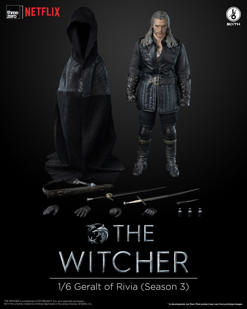 The Witcher Season 3 figurine 1/6 Geralt of Rivia 31 cm