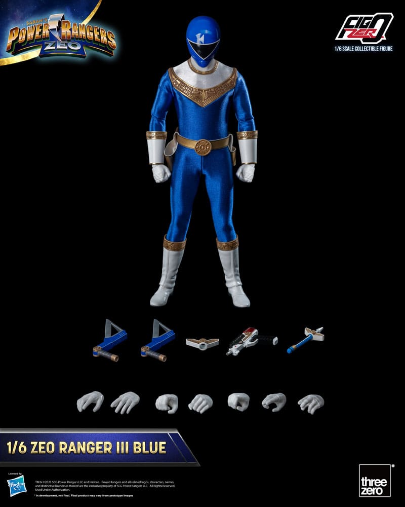 Power Rangers Zeo figurine FigZero 1/6 Ranger III Blue 30 cm