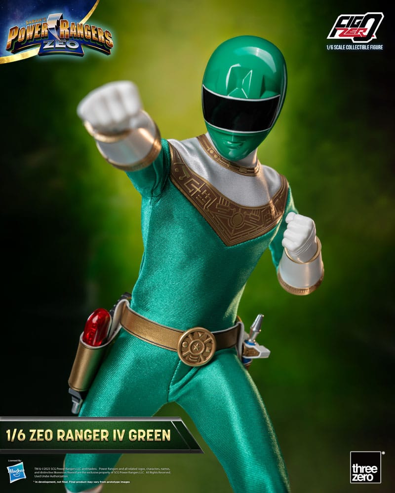 Power Rangers Zeo figurine FigZero 1/6 Ranger IV Green 30 cm