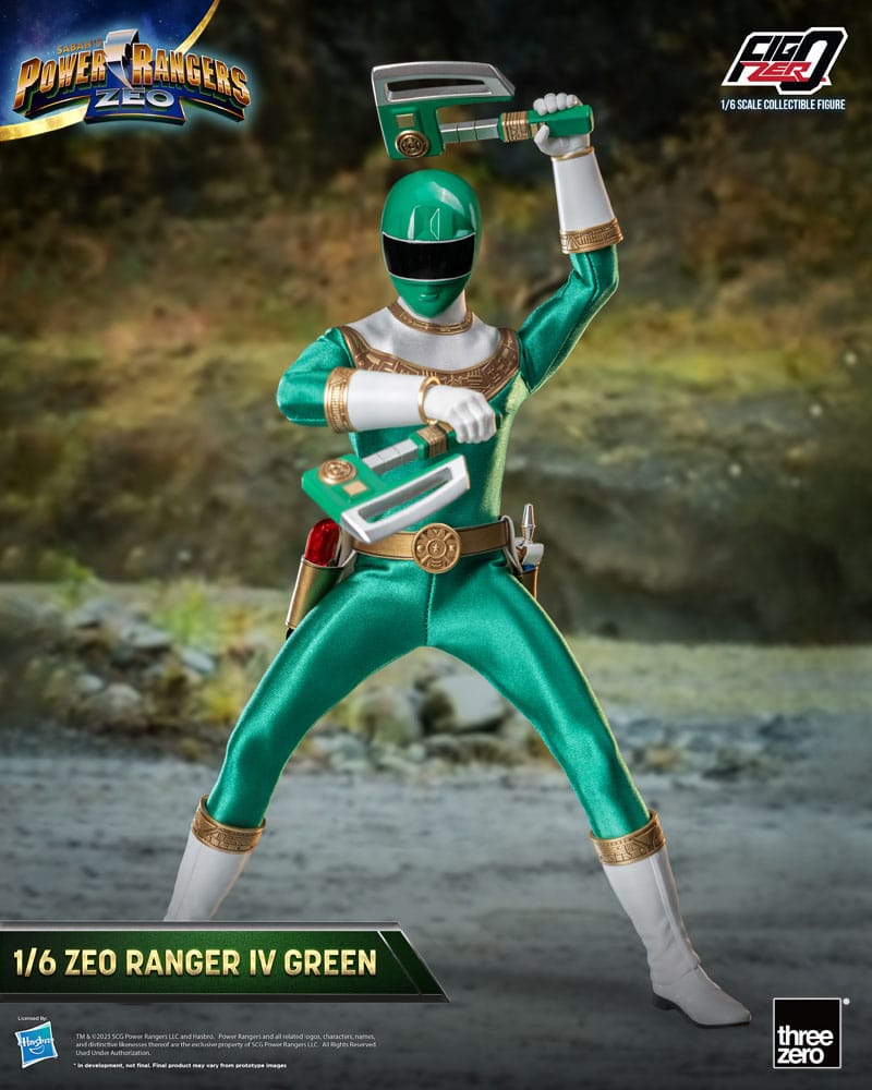 Power Rangers Zeo figurine FigZero 1/6 Ranger IV Green 30 cm