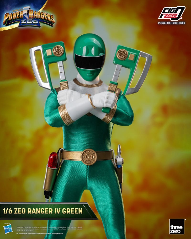 Power Rangers Zeo figurine FigZero 1/6 Ranger IV Green 30 cm