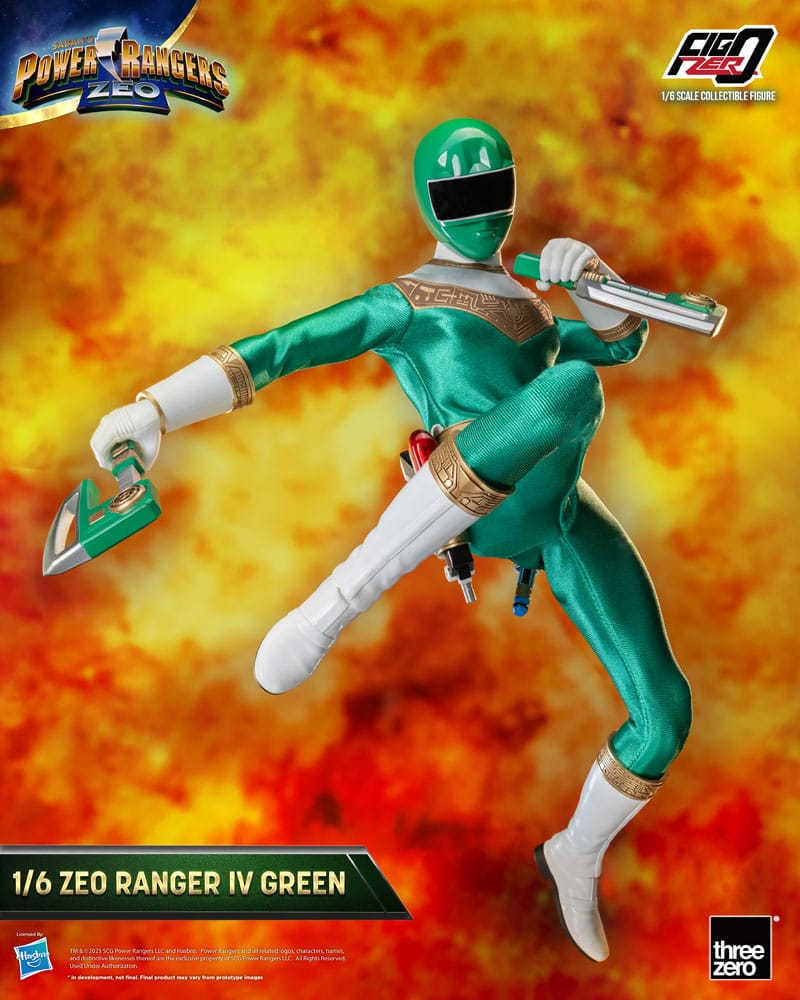 Power Rangers Zeo figurine FigZero 1/6 Ranger IV Green 30 cm