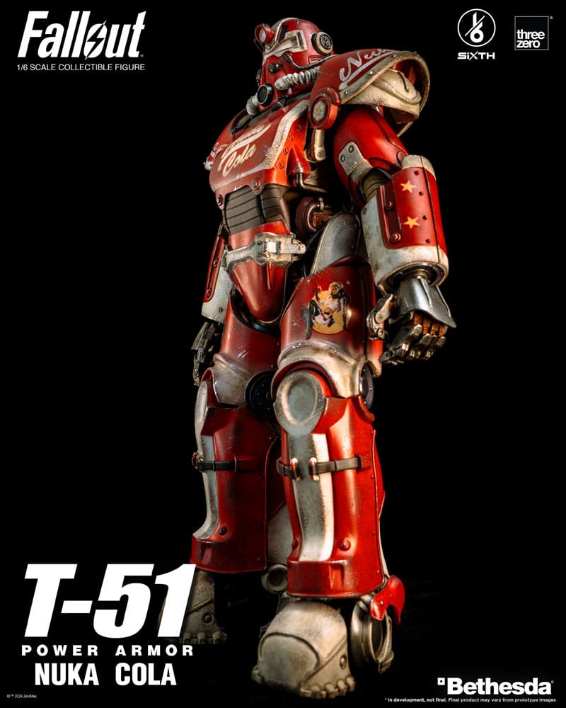 Fallout figurine 1/6 T-51 Nuka Cola Power Armor 37 cm