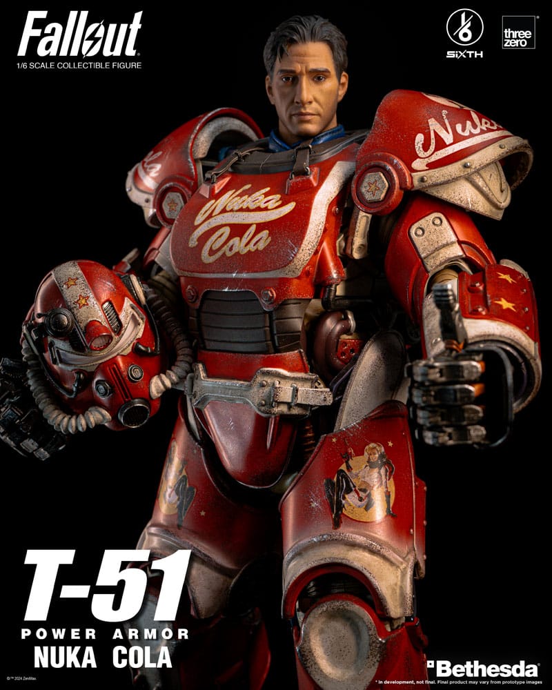 Fallout figurine 1/6 T-51 Nuka Cola Power Armor 37 cm