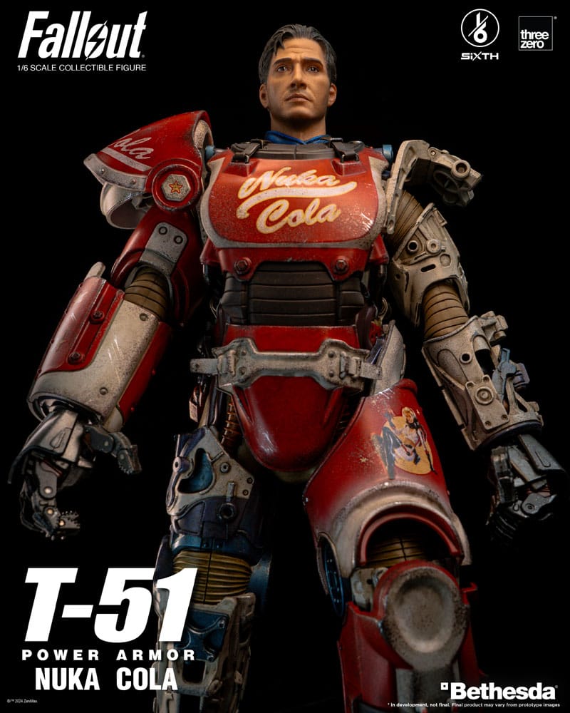 Fallout figurine 1/6 T-51 Nuka Cola Power Armor 37 cm