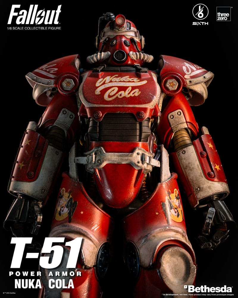 Fallout figurine 1/6 T-51 Nuka Cola Power Armor 37 cm