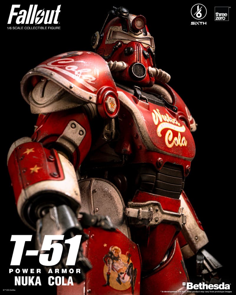 Fallout figurine 1/6 T-51 Nuka Cola Power Armor 37 cm