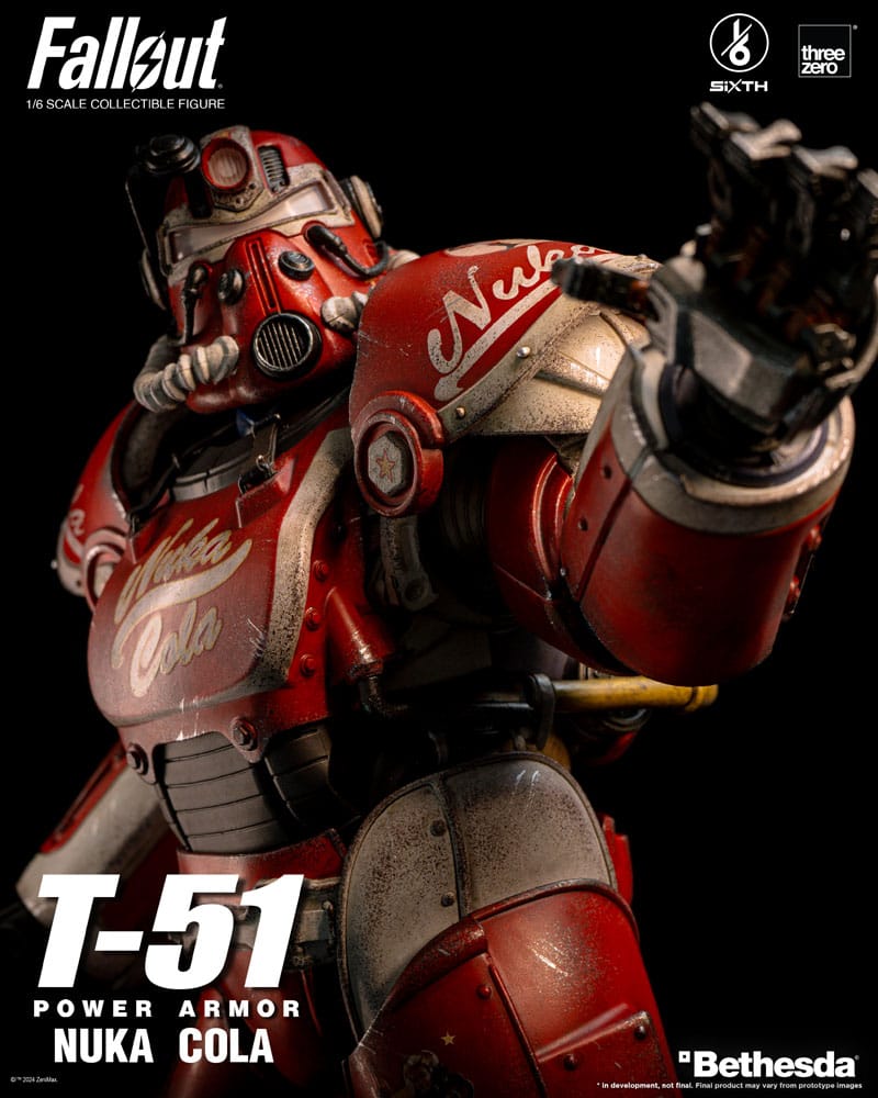 Fallout figurine 1/6 T-51 Nuka Cola Power Armor 37 cm