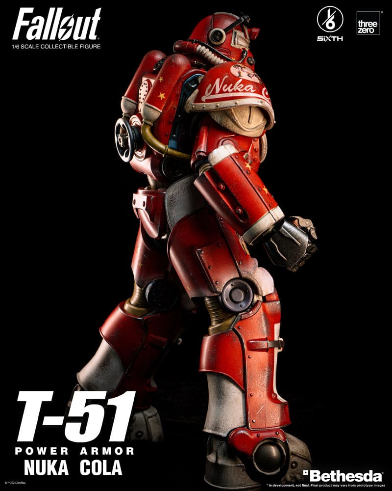 Fallout figurine 1/6 T-51 Nuka Cola Power Armor 37 cm