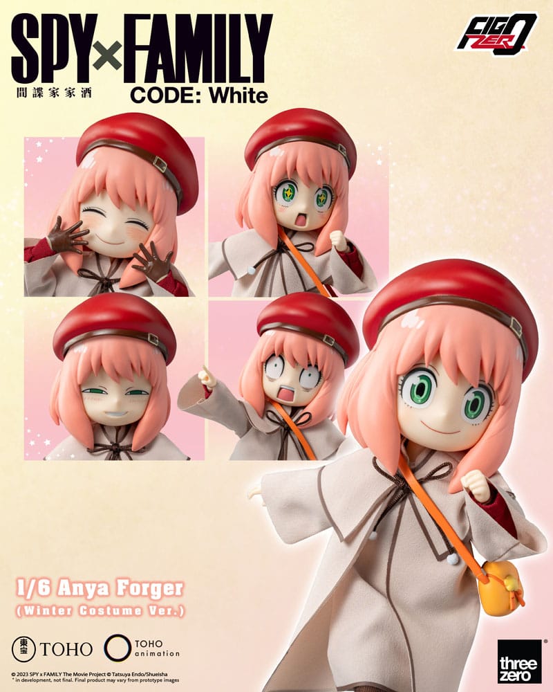 Spy x Family Code: White figurine FigZero 1/6 Anya Forger Winter Costume Ver. 17 cm