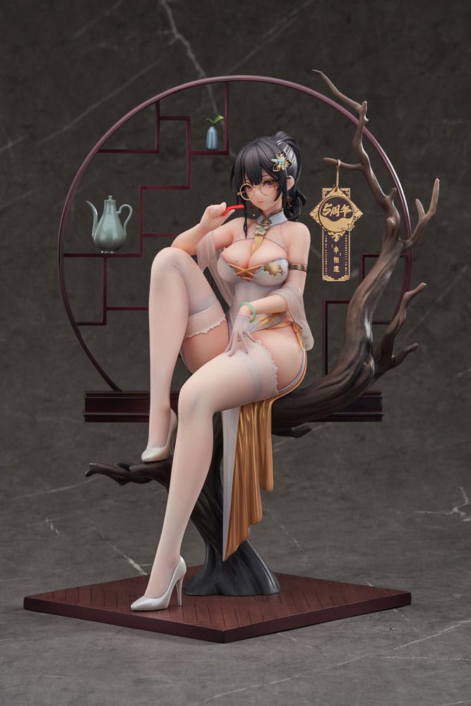 Original Character statuette PVC 1/7 Xiami China Dress Genboku Ver. 26 cm