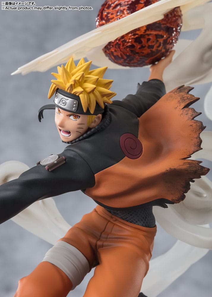 Naruto Shippuden Statuette PVC Figuarts ZERO Extra Battle Naruto Uzumaki-Sage Art: Lava Release Rasenshuriken 24 cm