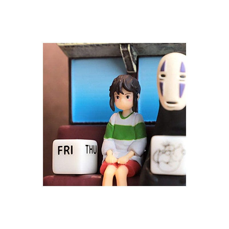 Le Voyage de Chihiro : Statuette Three-wheeler Diorama / Calendar Take Unabara Train 11 cm