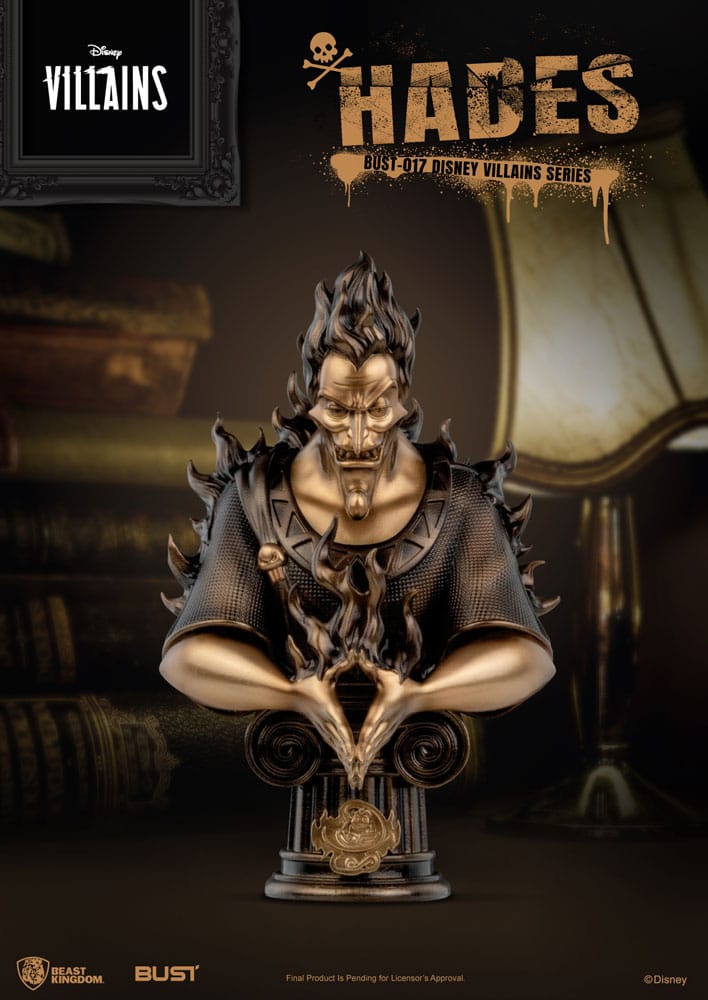 Disney Villains Series : Buste PVC Hades 16 cm