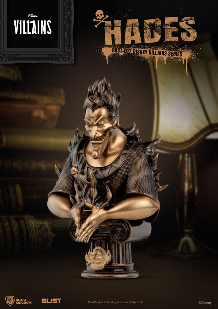 Disney Villains Series : Buste PVC Hades 16 cm