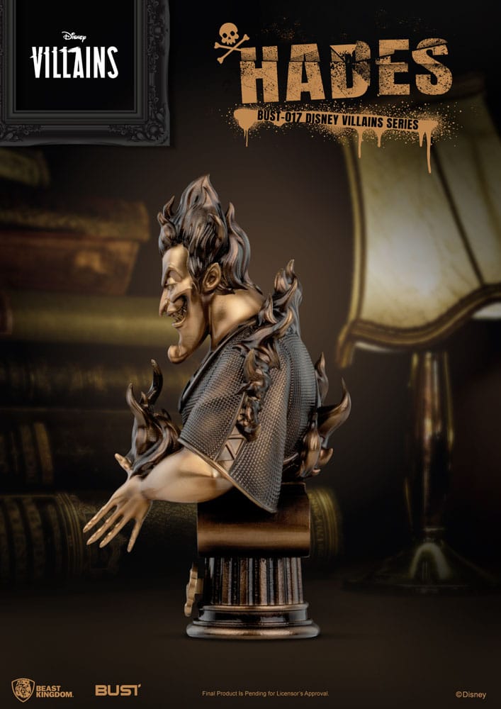 Disney Villains Series : Buste PVC Hades 16 cm