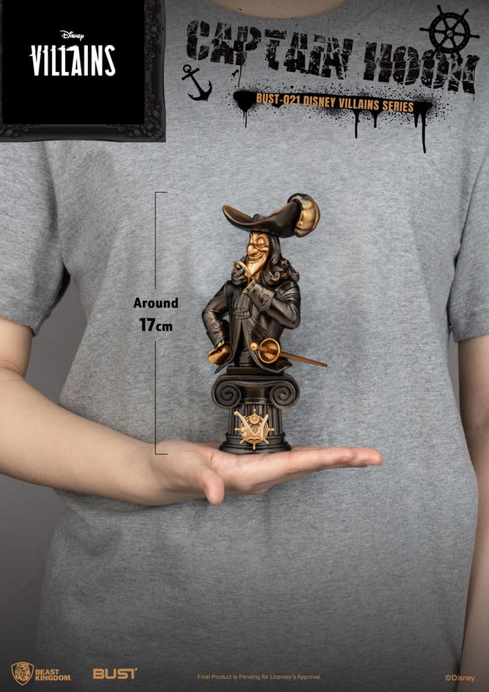 Disney Villains Series buste PVC Captain Hook 16 cm