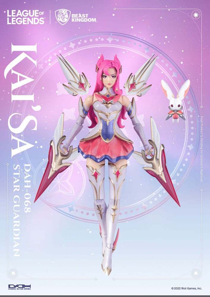 League of Legends : Figurine Dynamic Action Heroes 1/9 Star Guardian Kai'Sa 19 cm