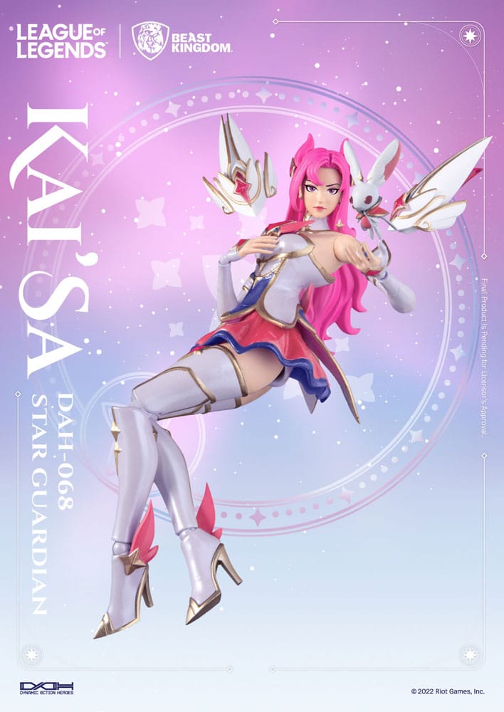 League of Legends : Figurine Dynamic Action Heroes 1/9 Star Guardian Kai'Sa 19 cm