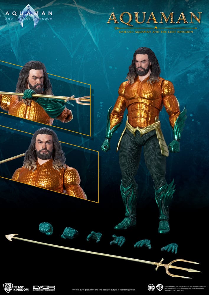 Aquaman: Lost Kingdom figurine Dynamic Action Heroes 1/9 Aquaman 20 cm