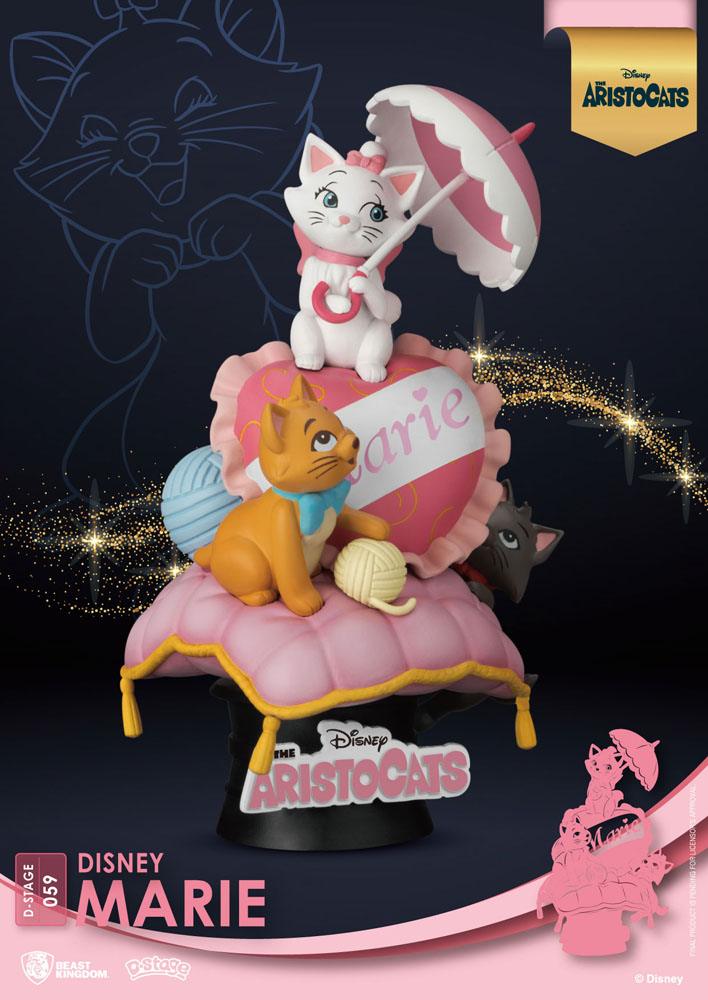 Disney Classic Animation Series diorama PVC D-Stage Marie 15 cm