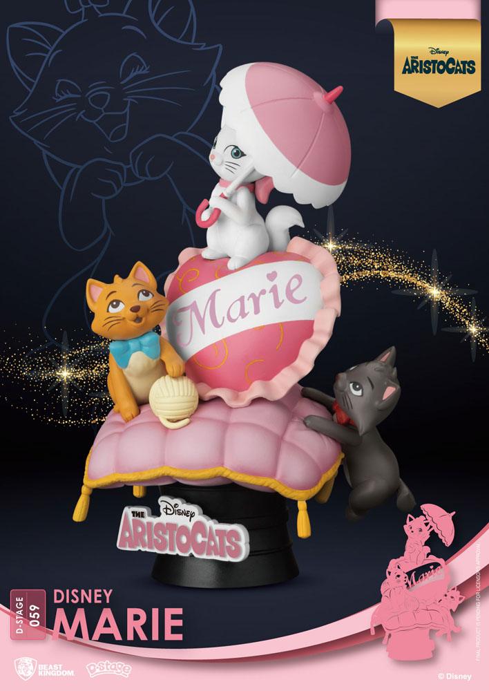 Disney Classic Animation Series diorama PVC D-Stage Marie 15 cm