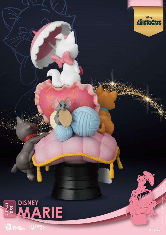 Disney Classic Animation Series diorama PVC D-Stage Marie 15 cm