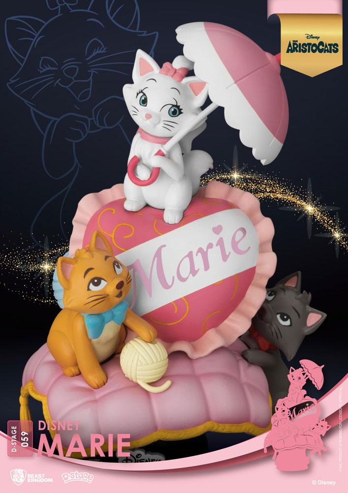 Disney Classic Animation Series diorama PVC D-Stage Marie 15 cm