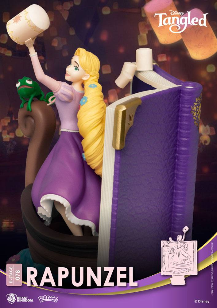 Disney diorama PVC D-Stage Story Book Series Raiponce 15 cm