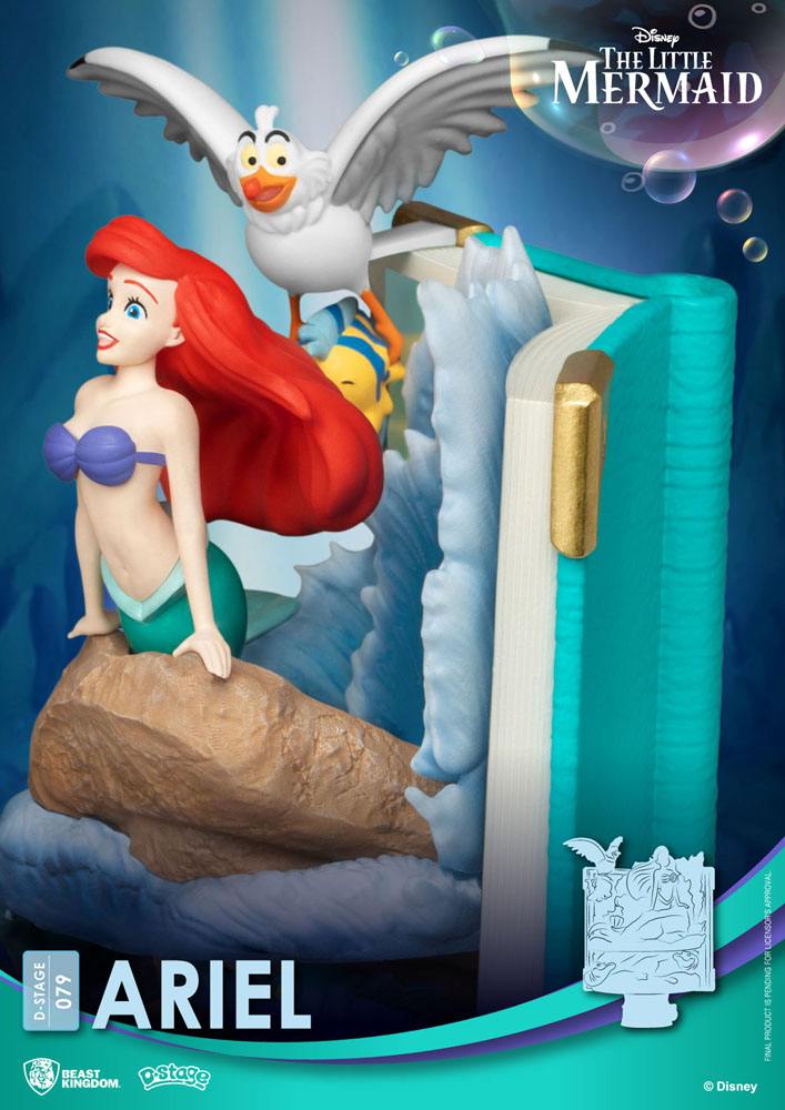 Disney diorama PVC D-Stage Story Book Series Ariel New Version 15 cm