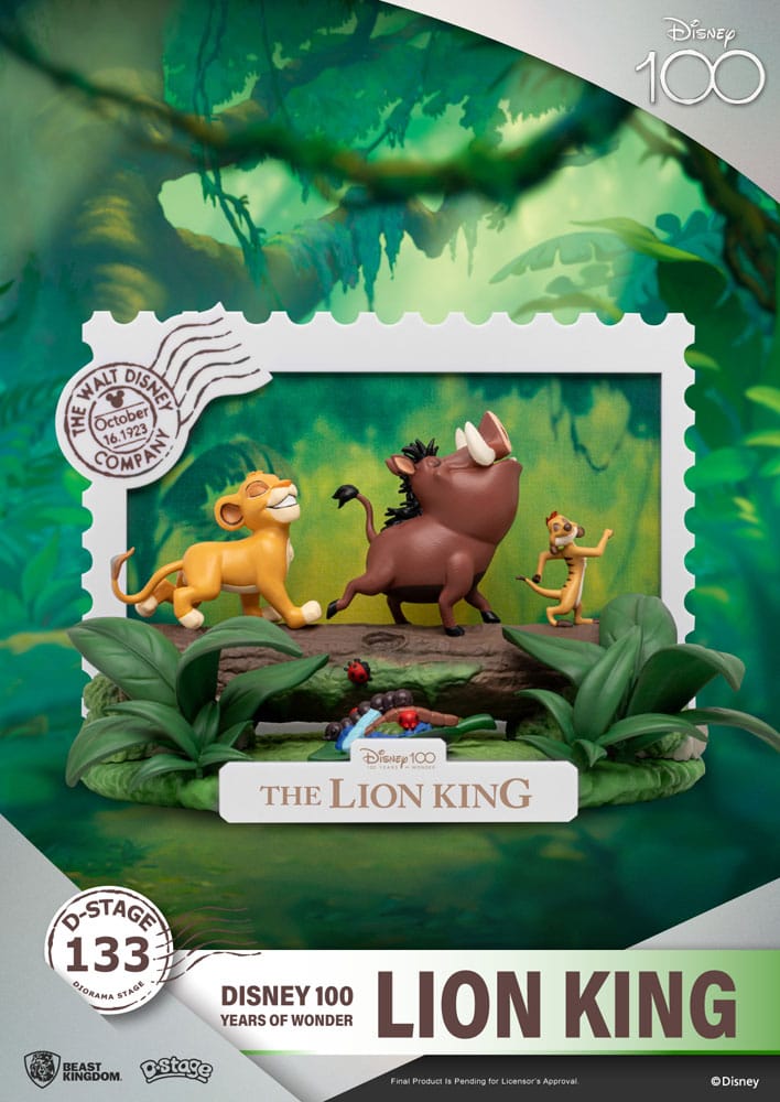 Disney 100 Years of Wonder : Diorama PVC Le Roi Lion 10 cm