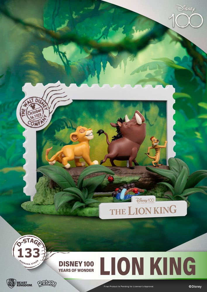 Disney 100 Years of Wonder : Diorama PVC Le Roi Lion 10 cm