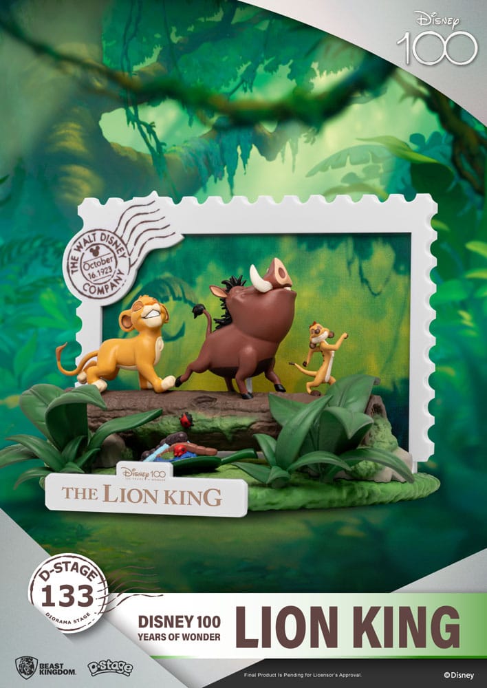 Disney 100 Years of Wonder : Diorama PVC Le Roi Lion 10 cm