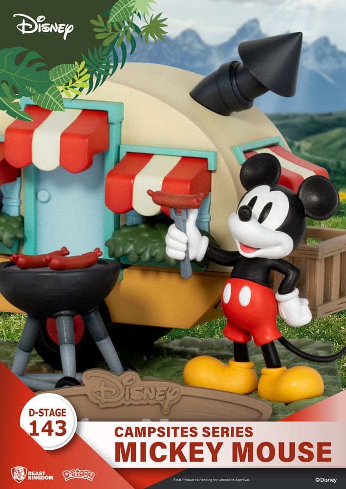 Disney Diorama : PVC Campsite Series Mickey Mouse 10 cm