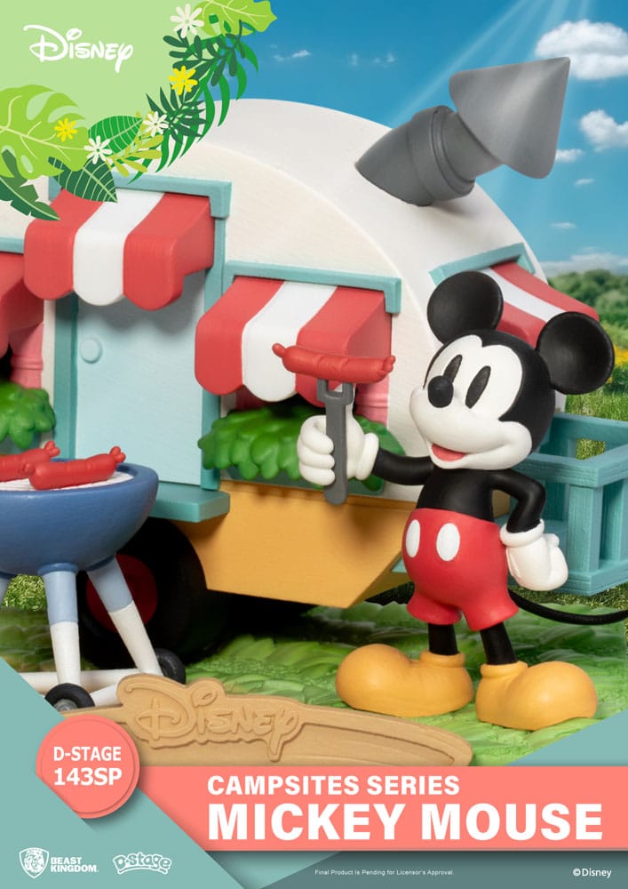 Disney diorama PVC D-Stage Campsite Series Mickey Mouse Special Edition 10 cm