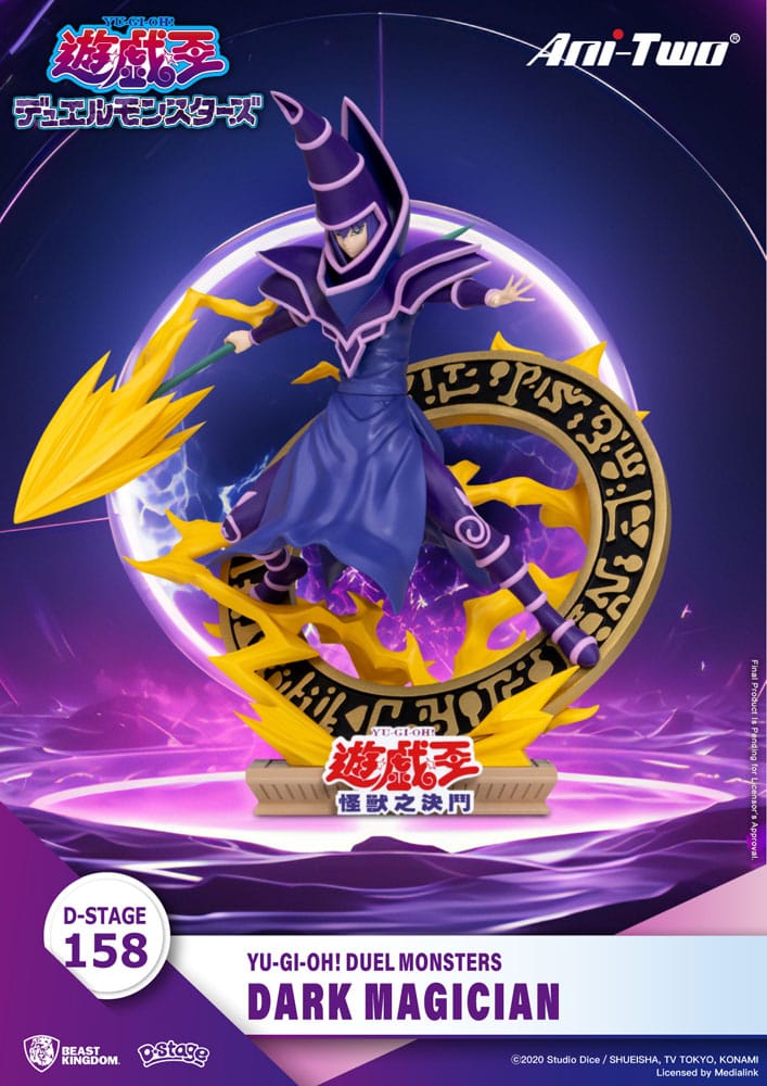 Yu-Gi-Oh! Duel Monsters D-Stage PVC Diorama Magicien Noir 15 cm