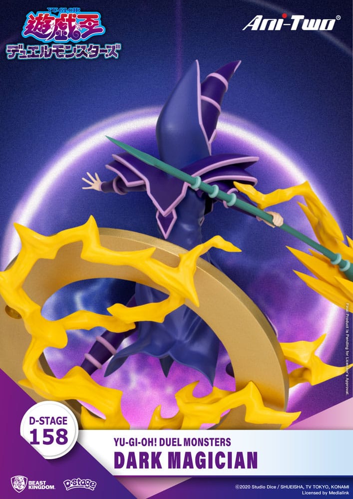 Yu-Gi-Oh! Duel Monsters D-Stage PVC Diorama Magicien Noir 15 cm