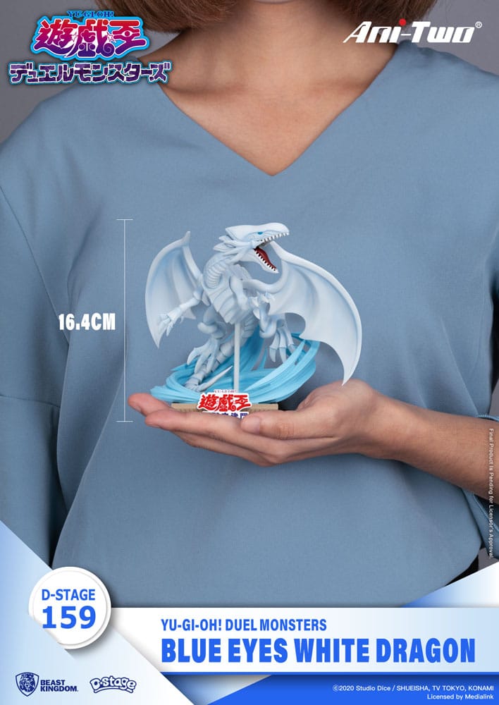 Yu-Gi-Oh! Duel Monsters D-Stage PVC Diorama Blue Eyes White Dragon 15 cm