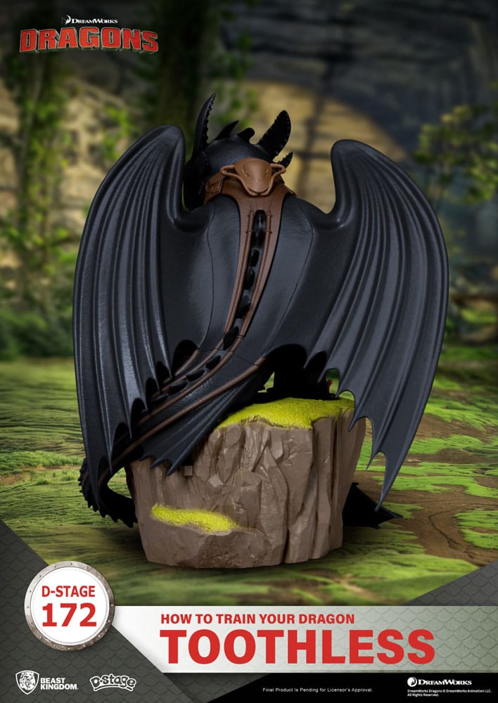 Statuette Diorama en PVC Dragons D-Stage Krokmou 14 cm