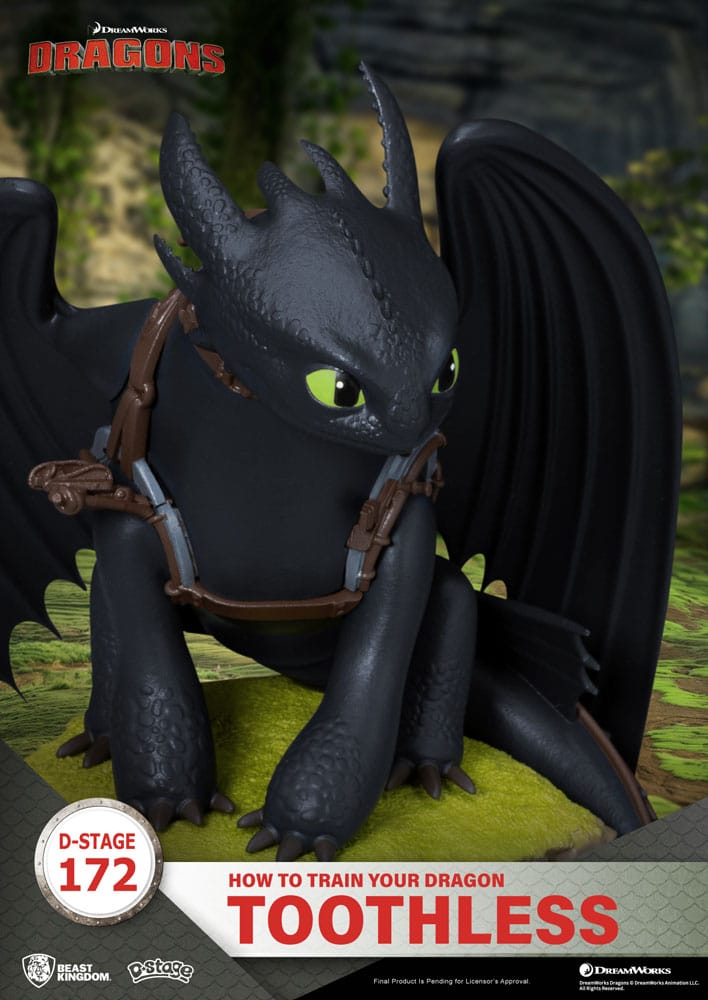 Statuette Diorama en PVC Dragons D-Stage Krokmou 14 cm