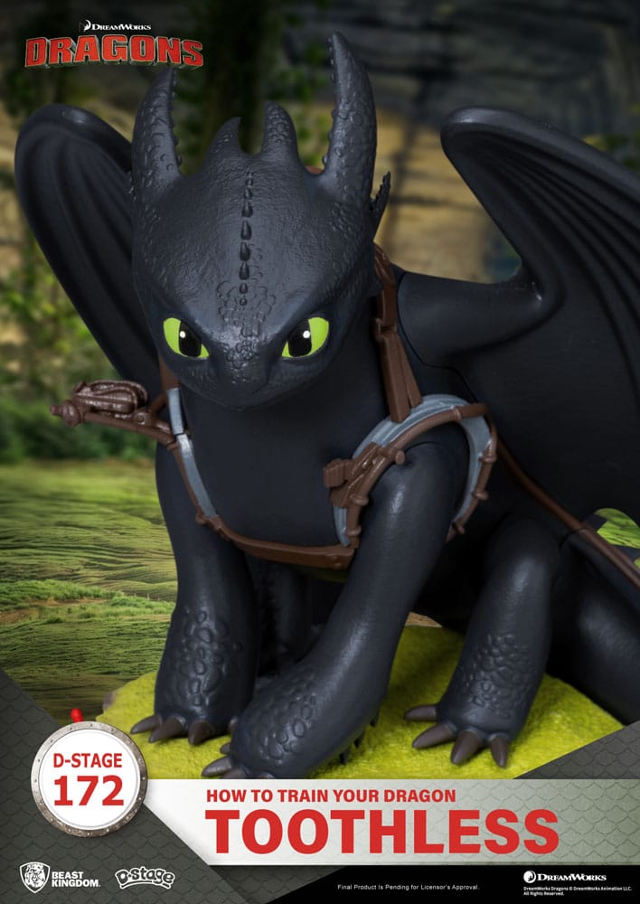 Statuette Diorama en PVC Dragons D-Stage Krokmou 14 cm