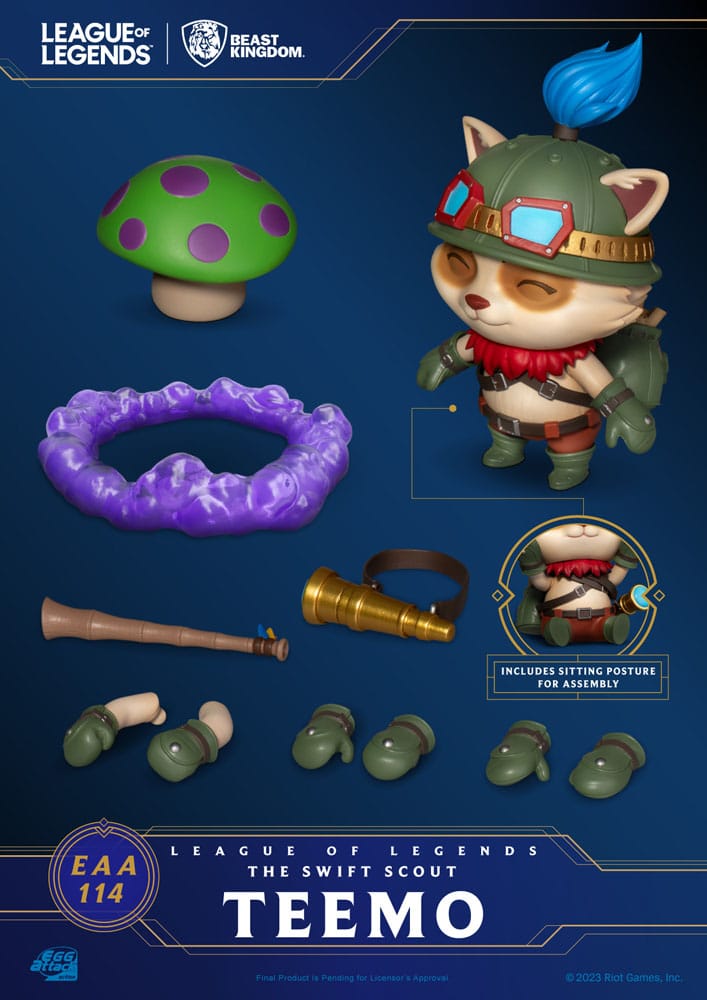 League of Legends : figurine Egg Attack The Swift Scout Teemo 12 cm