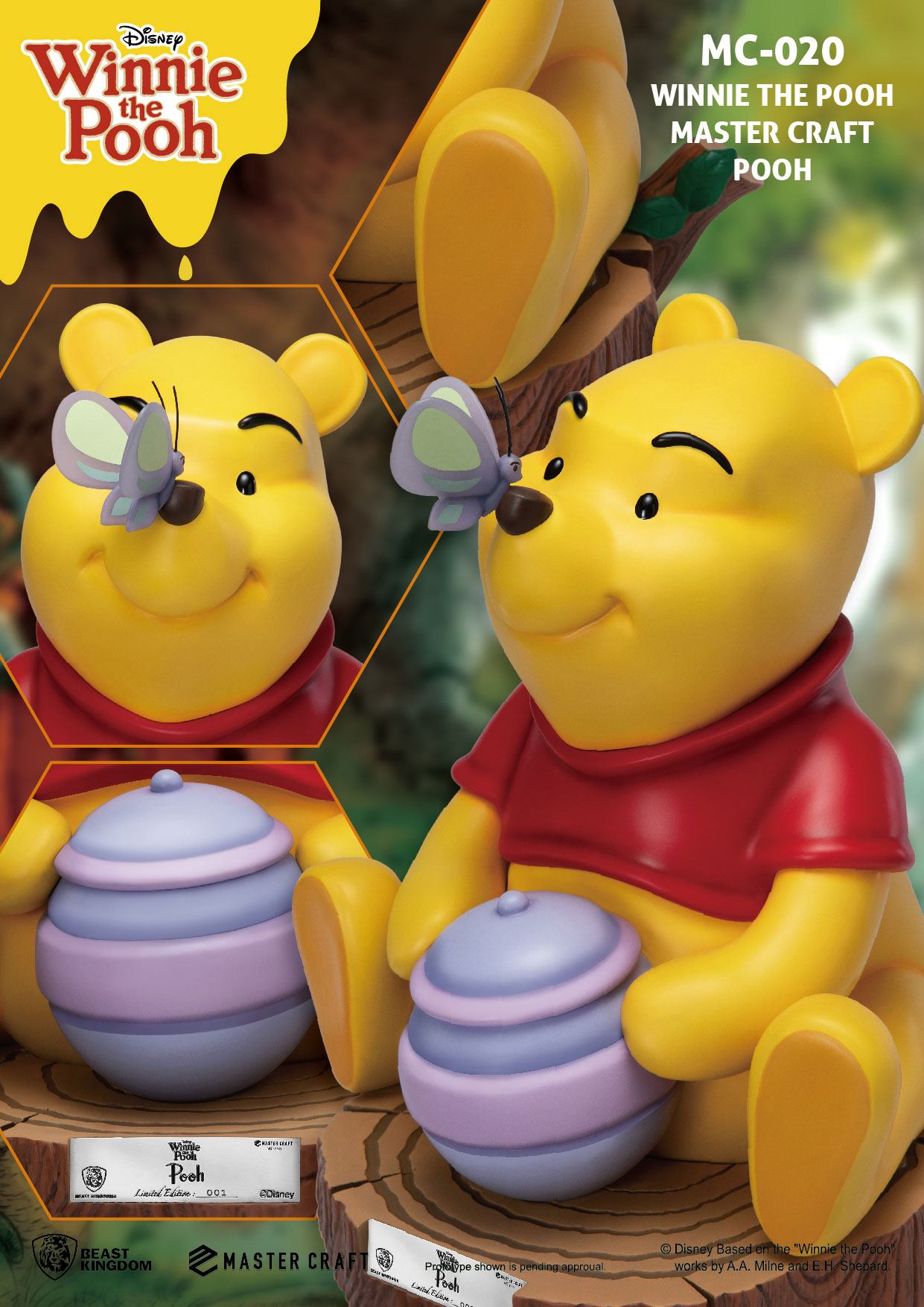 Disney statuette Master Craft Winnie l'ourson 31 cm