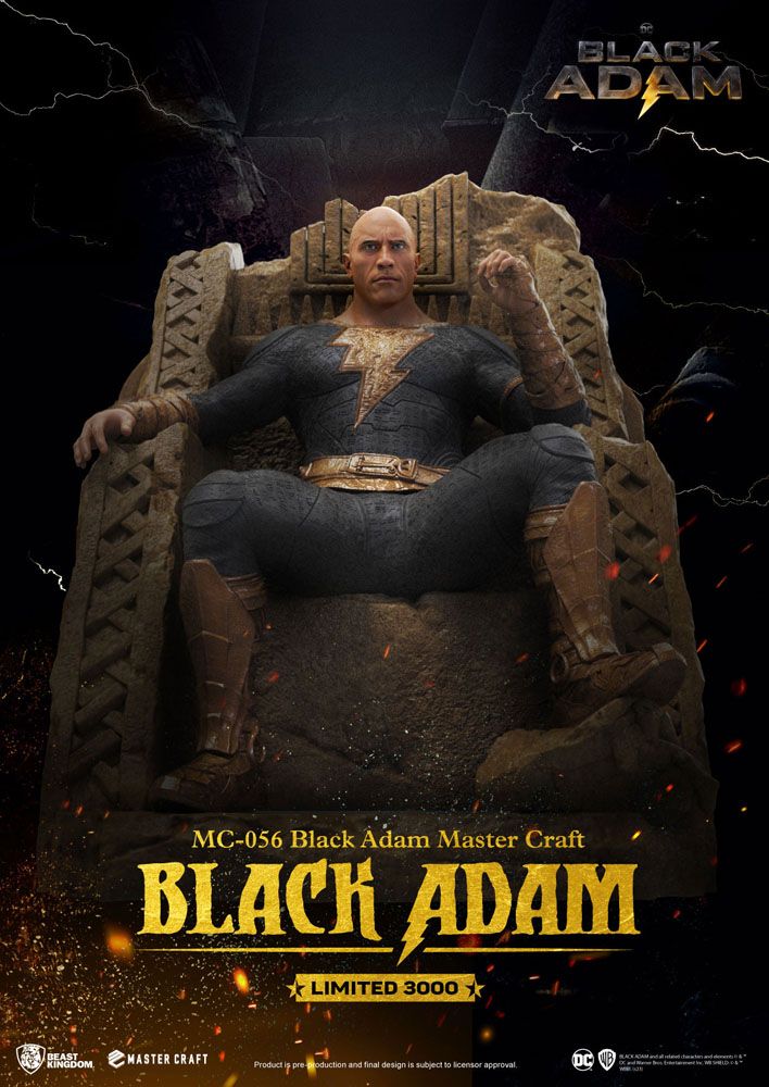 Edition limitée Black Adam : Statuette Black Adam 38 cm