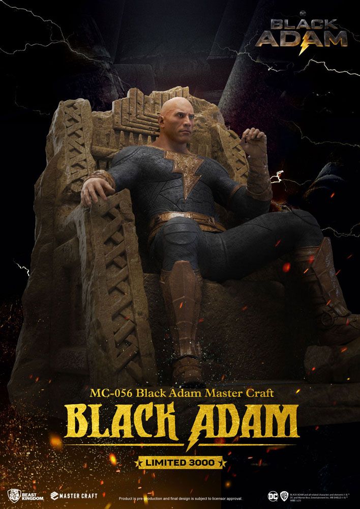 Edition limitée Black Adam : Statuette Black Adam 38 cm