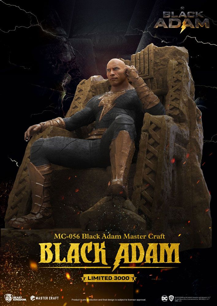 Edition limitée Black Adam : Statuette Black Adam 38 cm