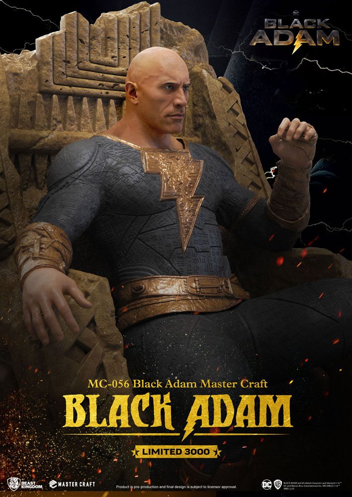 Edition limitée Black Adam : Statuette Black Adam 38 cm