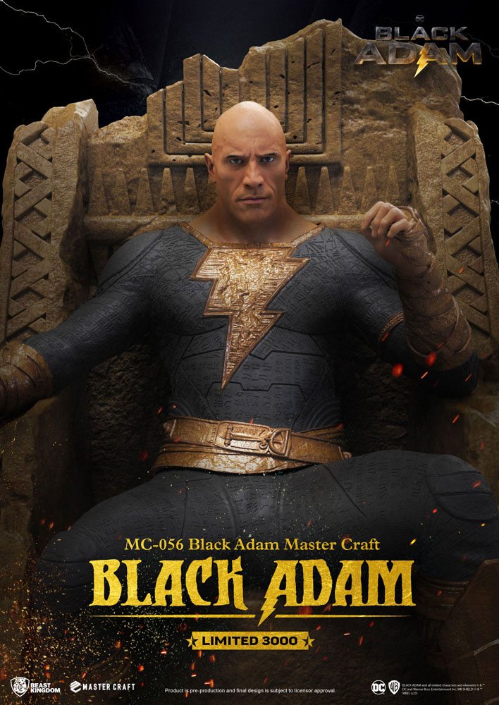 Edition limitée Black Adam : Statuette Black Adam 38 cm